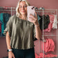 Sweet pea top